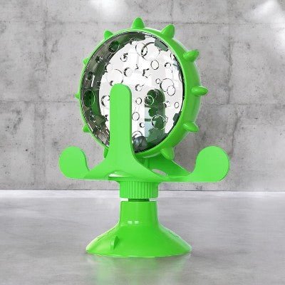 Distributeur de Croquettes - WhirlCatFeeder™ - Vert - les - chats - de - luxe