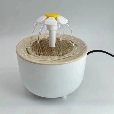 Fontaine à Eau Pour Chat - CatDrinker™ - Grain de bois blanc - les - chats - de - luxe